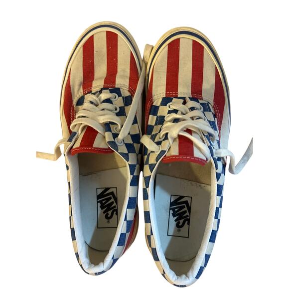 Men’s Vans Style 95 Red White Blue super clean like new! - Picture 1 of 4